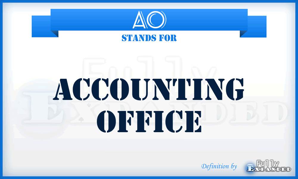 AO - accounting office