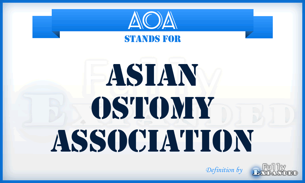 AOA - Asian Ostomy Association