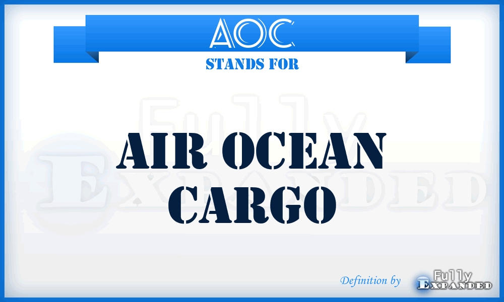 AOC - Air Ocean Cargo