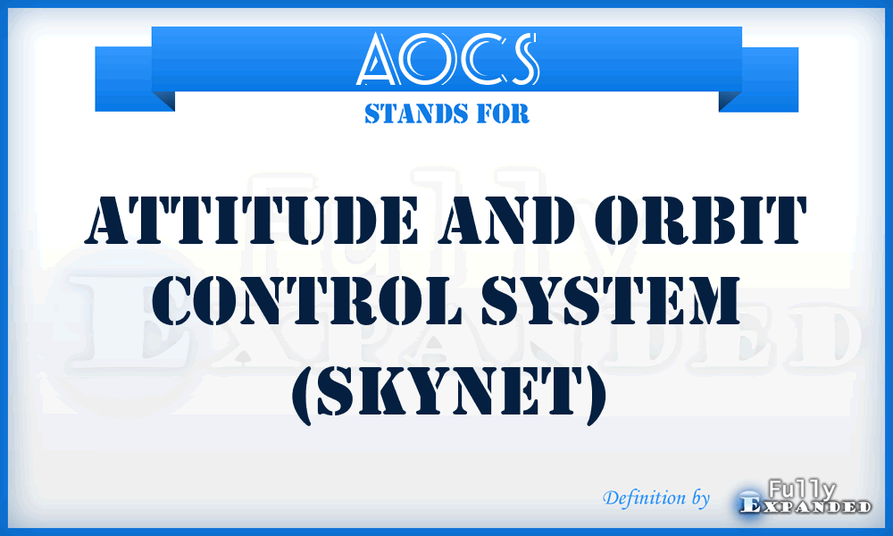 AOCS - Attitude and Orbit Control System (Skynet)