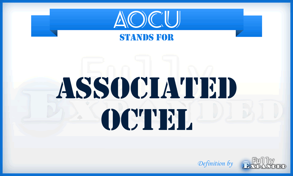 AOCU - Associated Octel