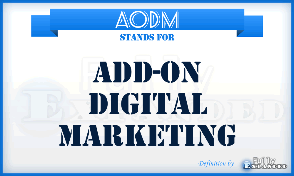 AODM - Add-On Digital Marketing