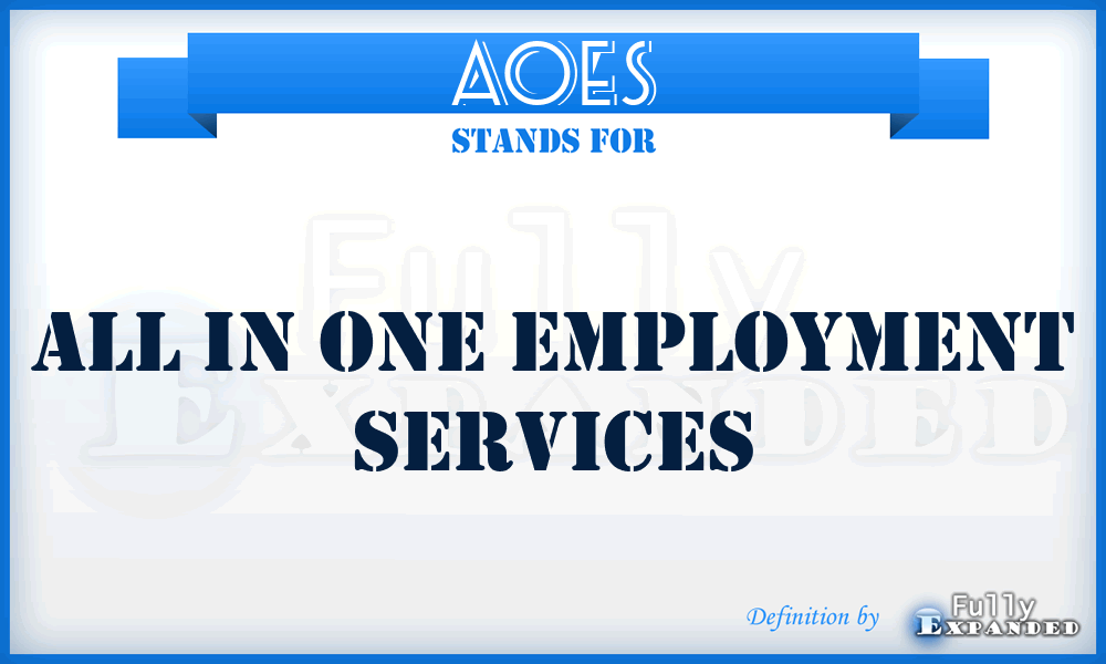 AOES - All in One Employment Services