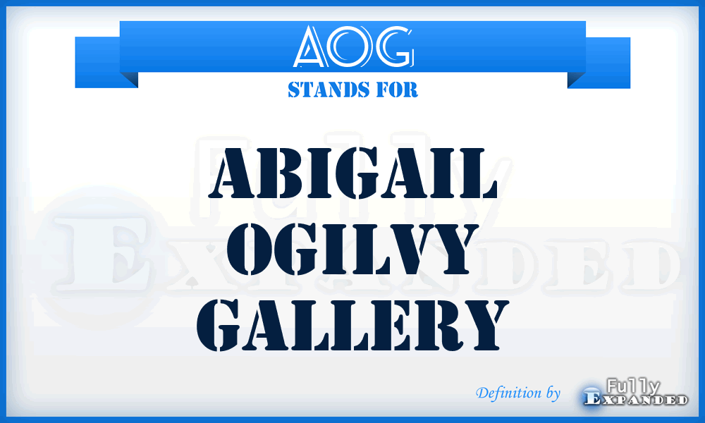 AOG - Abigail Ogilvy Gallery