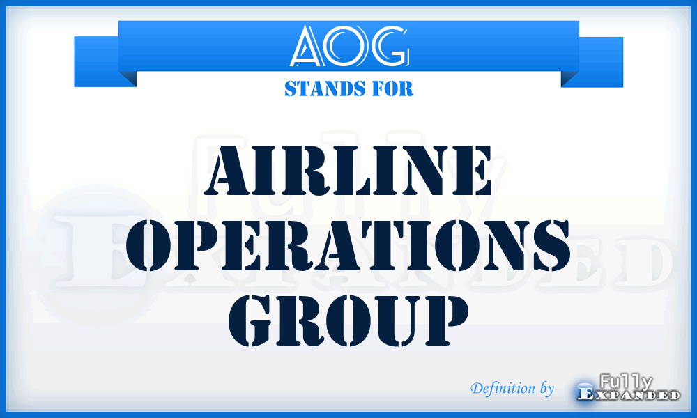 AOG - Airline Operations Group