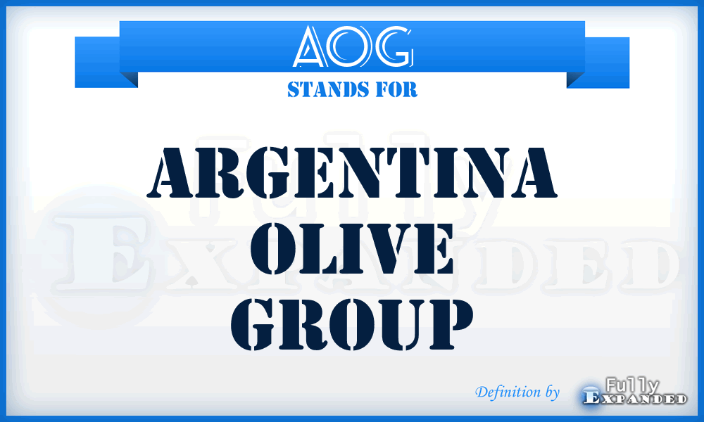 AOG - Argentina Olive Group