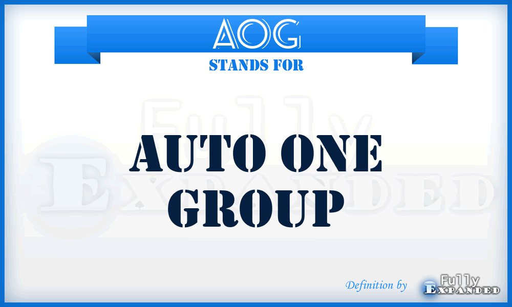 AOG - Auto One Group