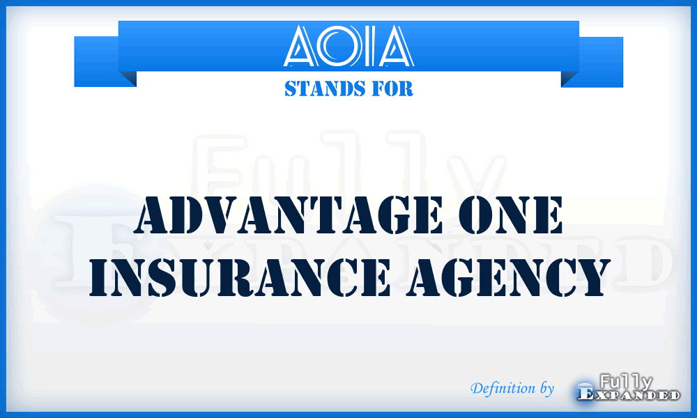 AOIA - Advantage One Insurance Agency