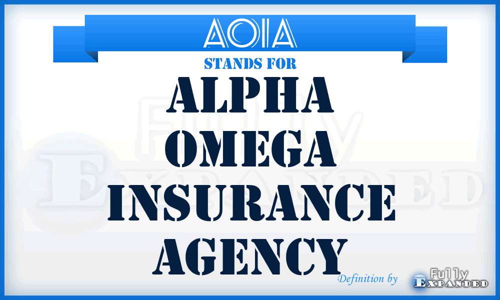 AOIA - Alpha Omega Insurance Agency