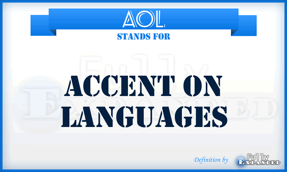 AOL - Accent On Languages