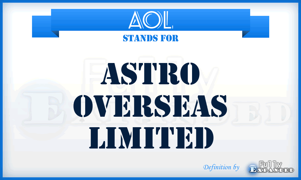 AOL - Astro Overseas Limited