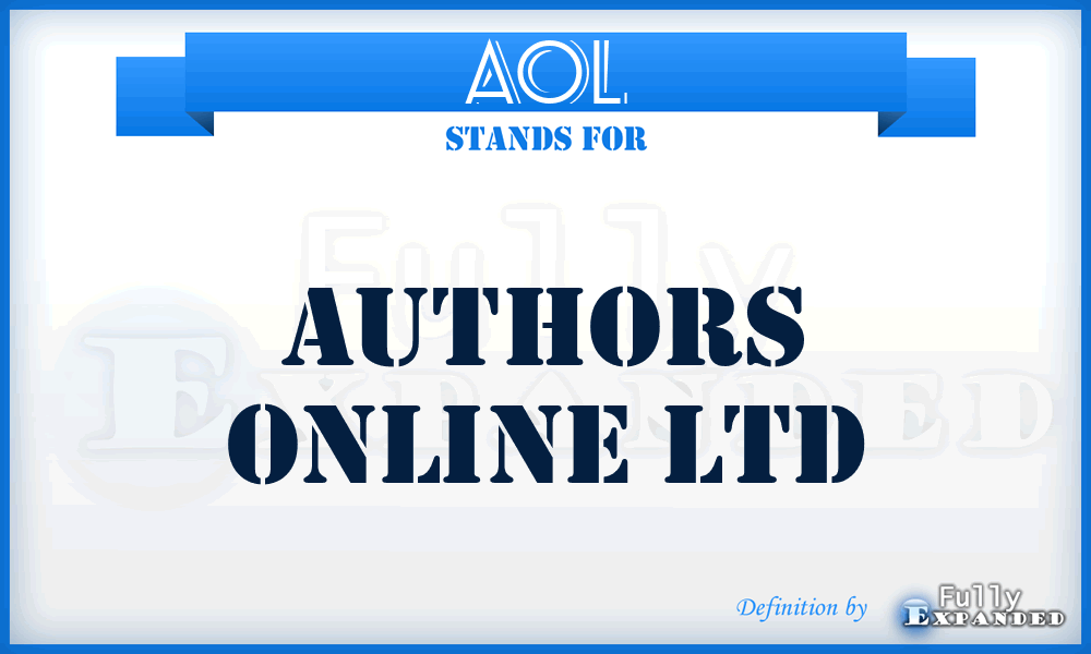 AOL - Authors Online Ltd