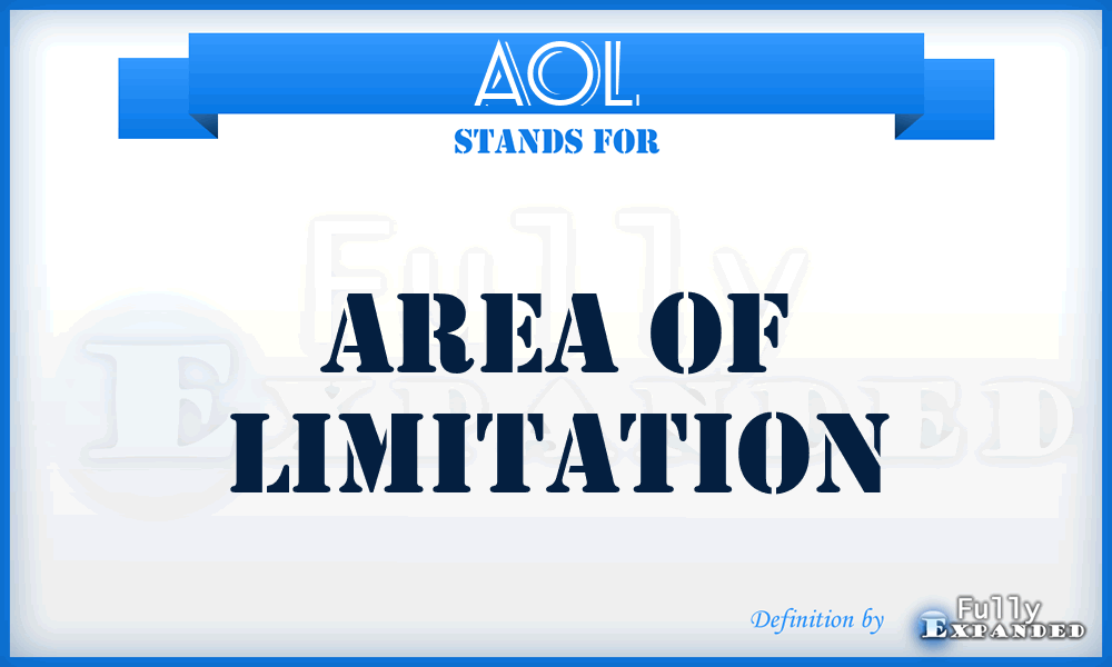 AOL - area of limitation