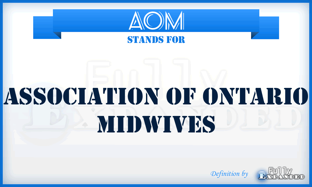 AOM - Association of Ontario Midwives