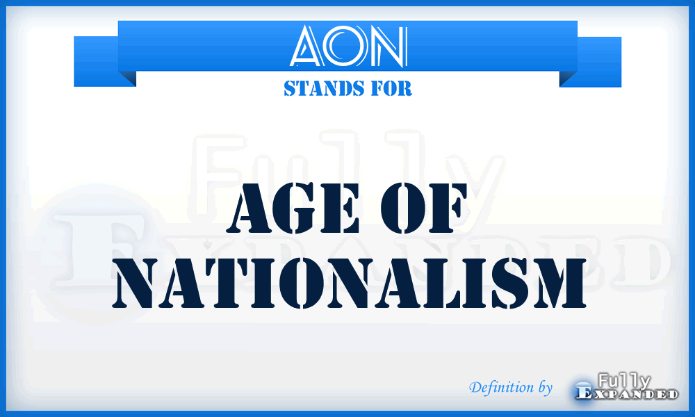 AON - Age Of Nationalism