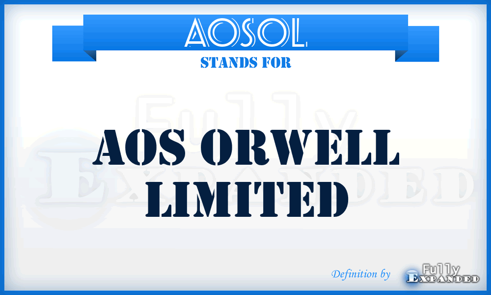 AOSOL - AOS Orwell Limited