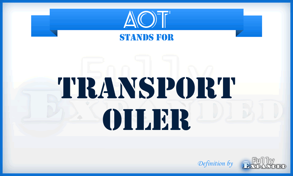 AOT - transport oiler