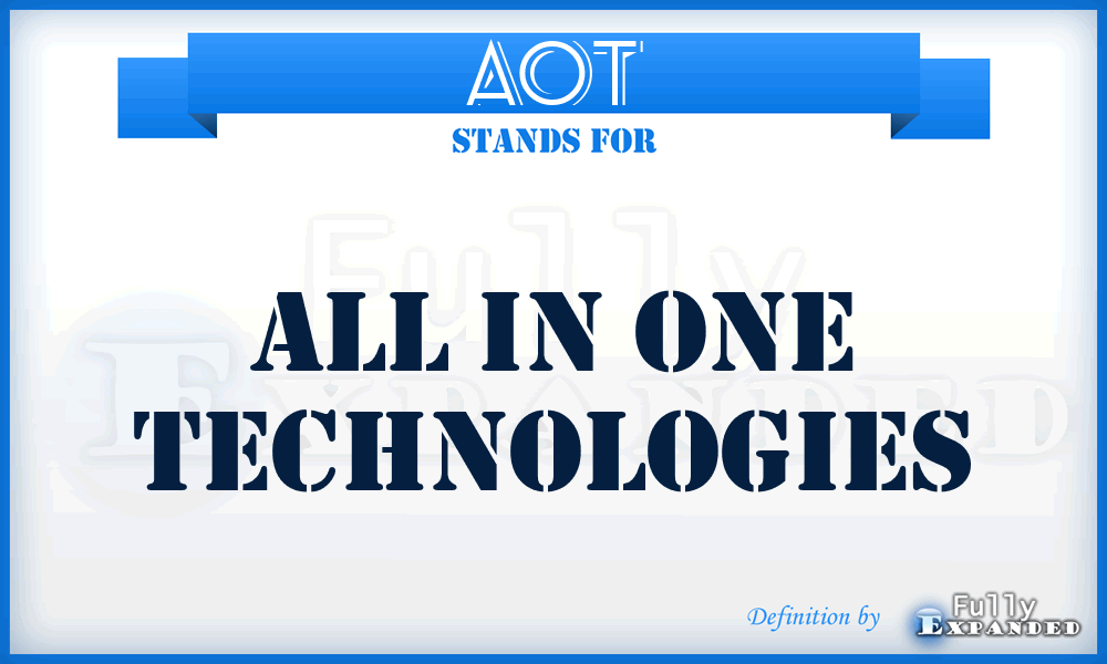 AOT - All in One Technologies