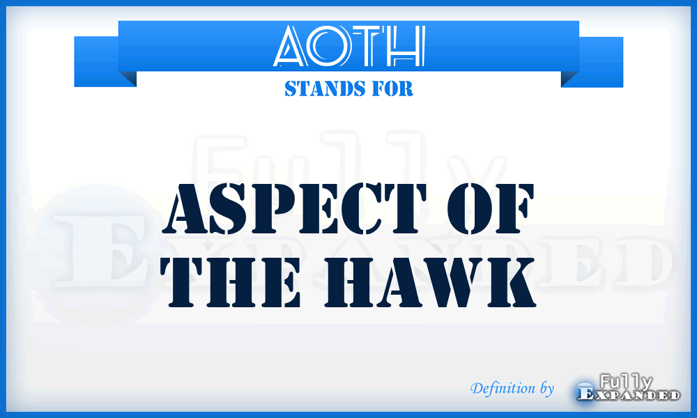 AOTH - Aspect of the Hawk