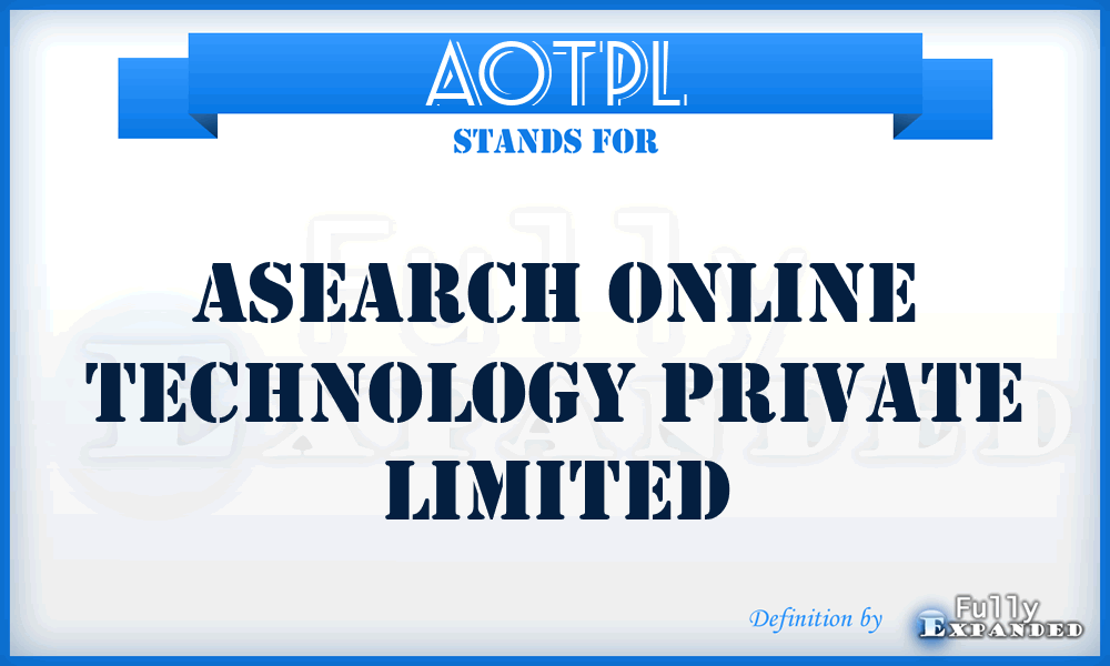 AOTPL - Asearch Online Technology Private Limited