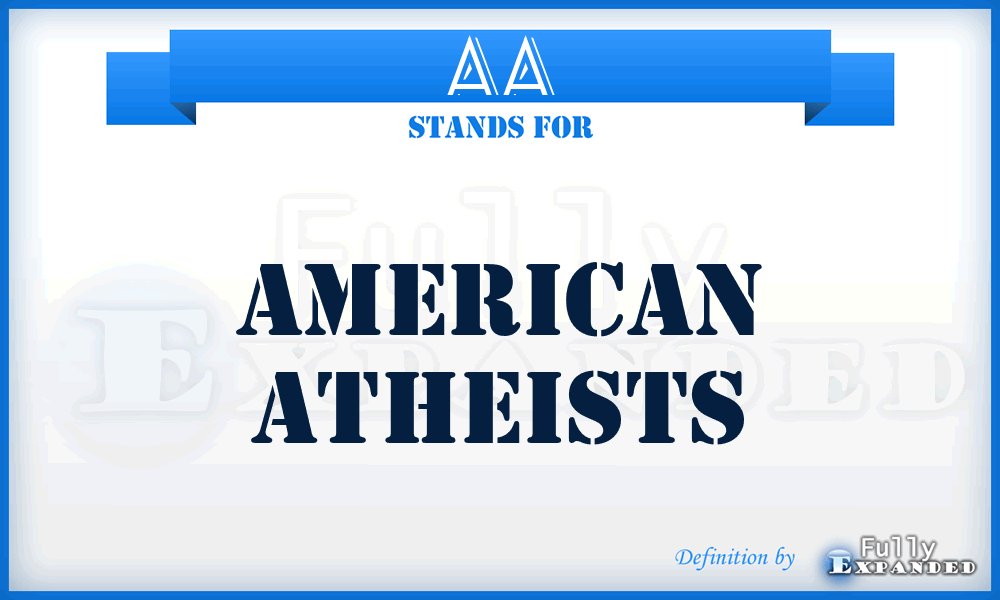 AA - American Atheists