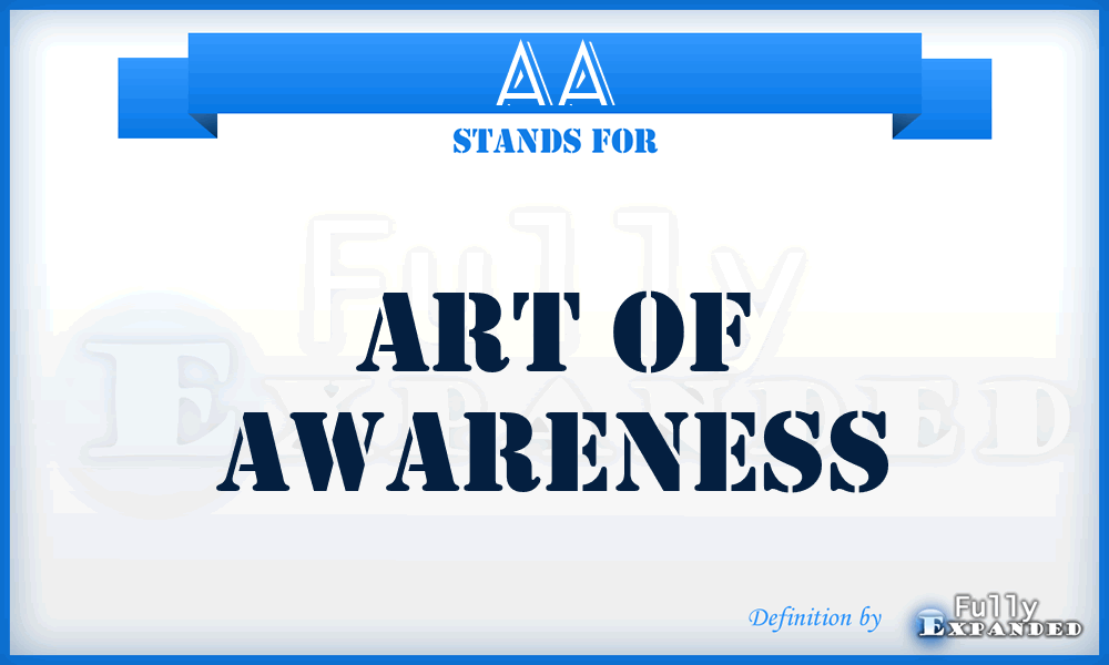 AA - Art of Awareness