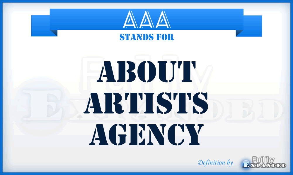 AAA - About Artists Agency