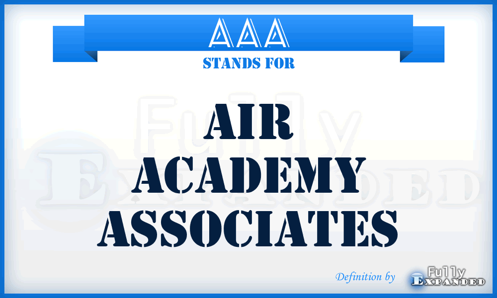 AAA - Air Academy Associates