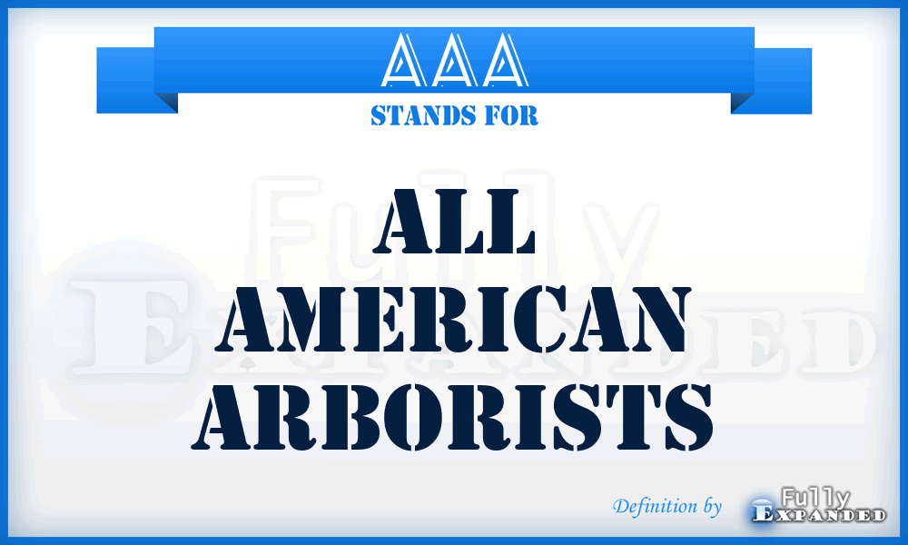 AAA - All American Arborists