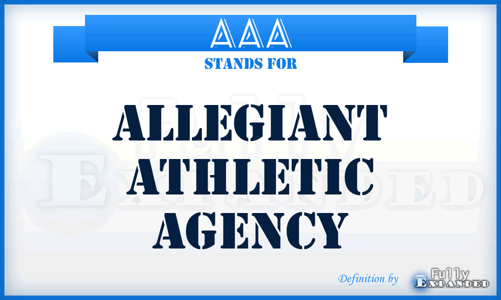 AAA - Allegiant Athletic Agency