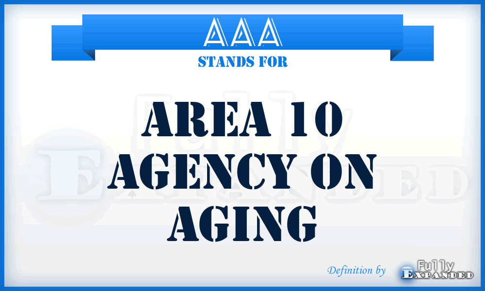 AAA - Area 10 Agency on Aging