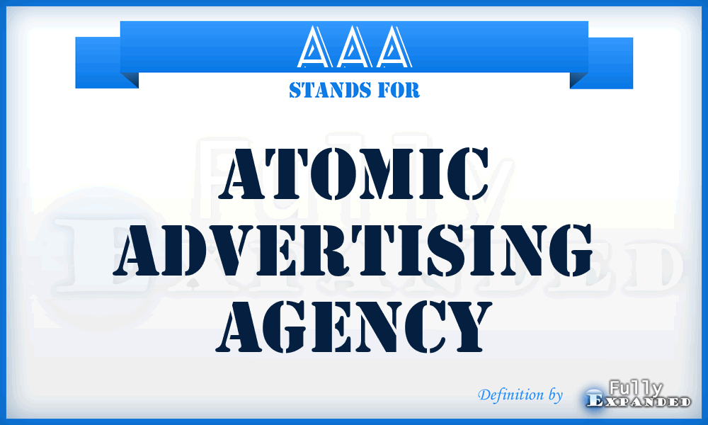 AAA - Atomic Advertising Agency