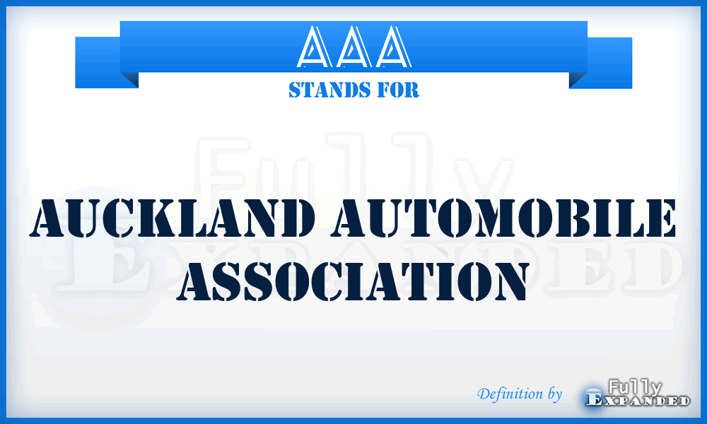 AAA - Auckland Automobile Association