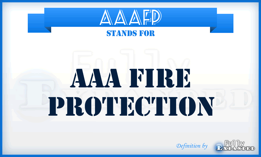 AAAFP - AAA Fire Protection