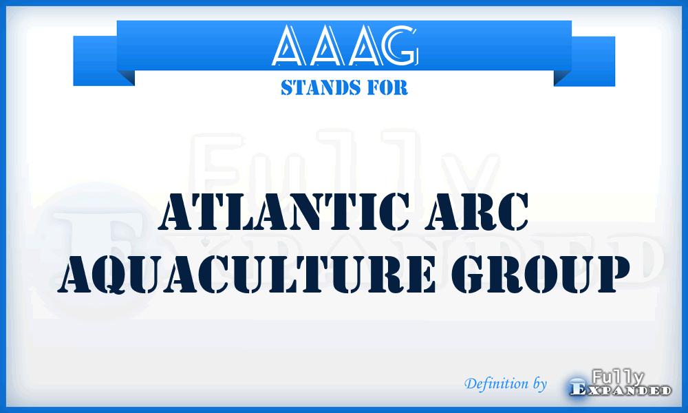 AAAG - Atlantic Arc Aquaculture Group