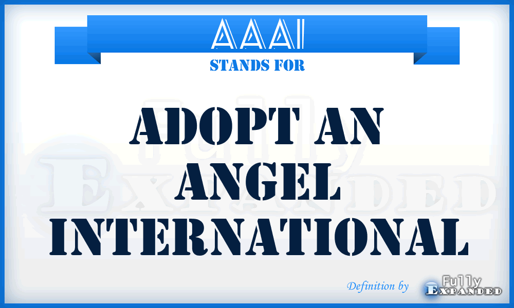 AAAI - Adopt An Angel International