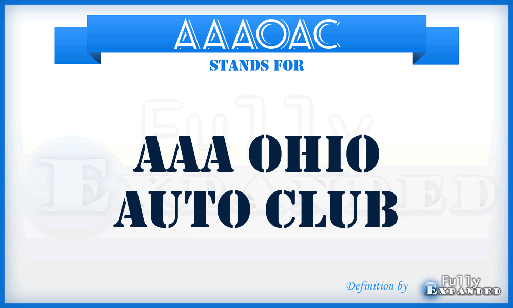 AAAOAC - AAA Ohio Auto Club