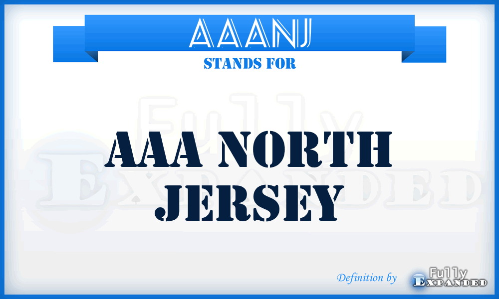 AAANJ - AAA North Jersey