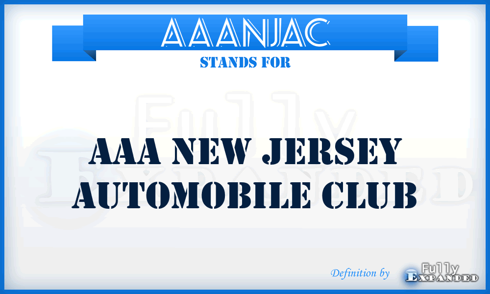AAANJAC - AAA New Jersey Automobile Club