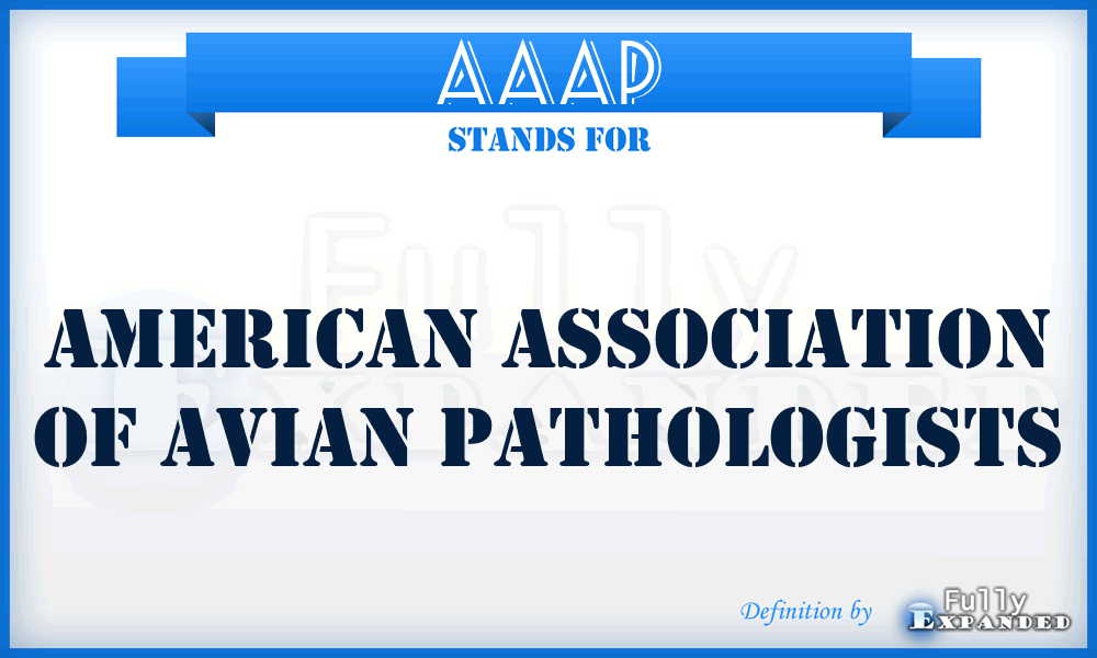 AAAP - American Association of Avian Pathologists