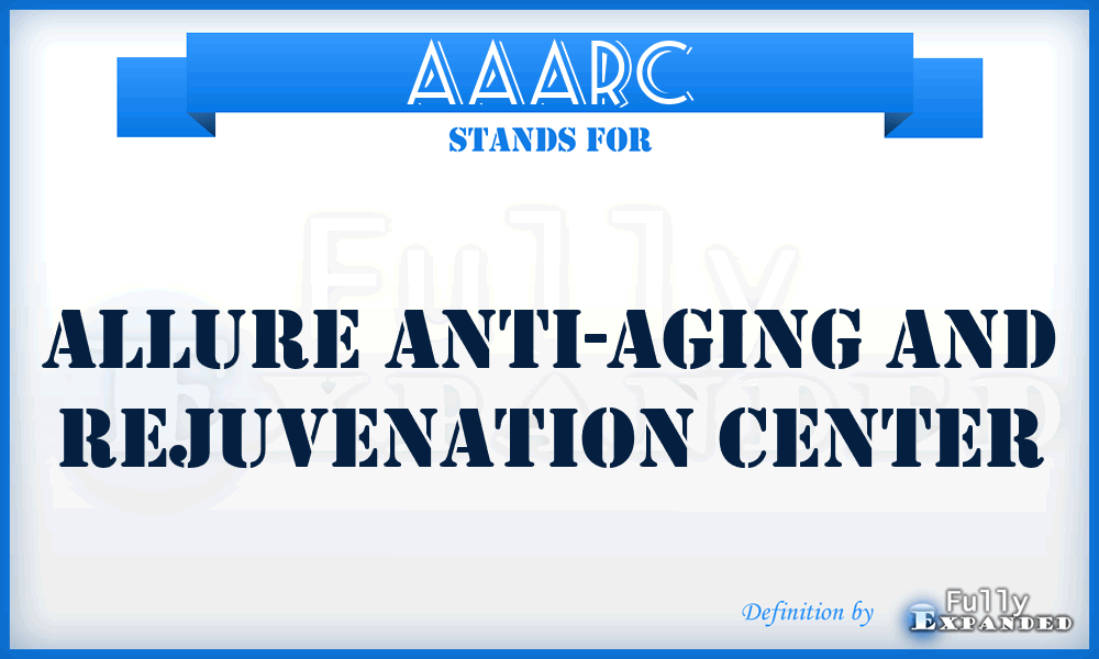 AAARC - Allure Anti-Aging and Rejuvenation Center