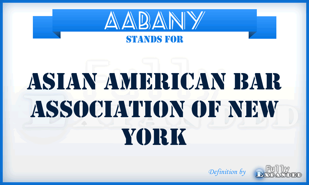 AABANY - Asian American Bar Association of New York