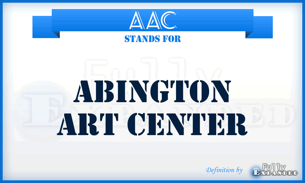 AAC - Abington Art Center