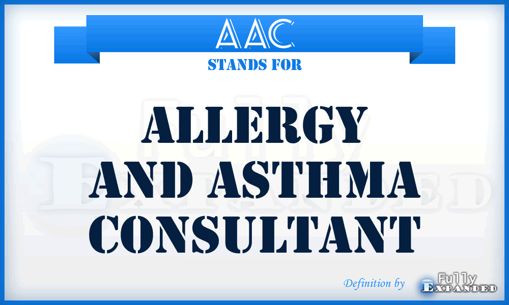 AAC - Allergy and Asthma Consultant