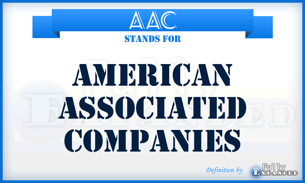 AAC - American Associated Companies