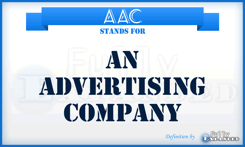 AAC - An Advertising Company
