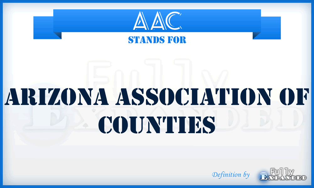 AAC - Arizona Association of Counties