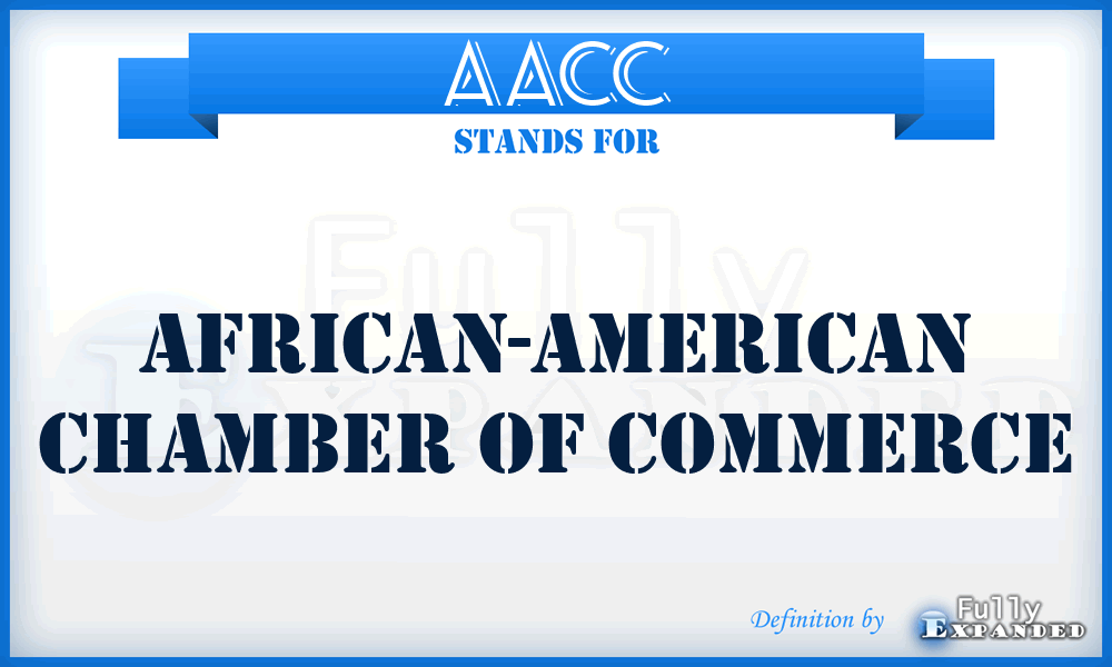AACC - African-American Chamber of Commerce