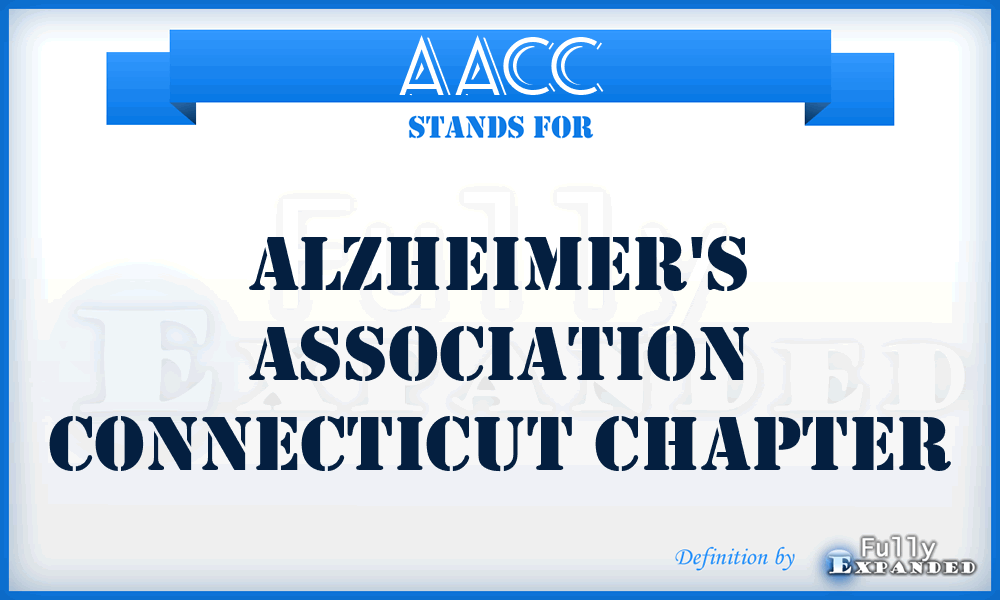 AACC - Alzheimer's Association Connecticut Chapter