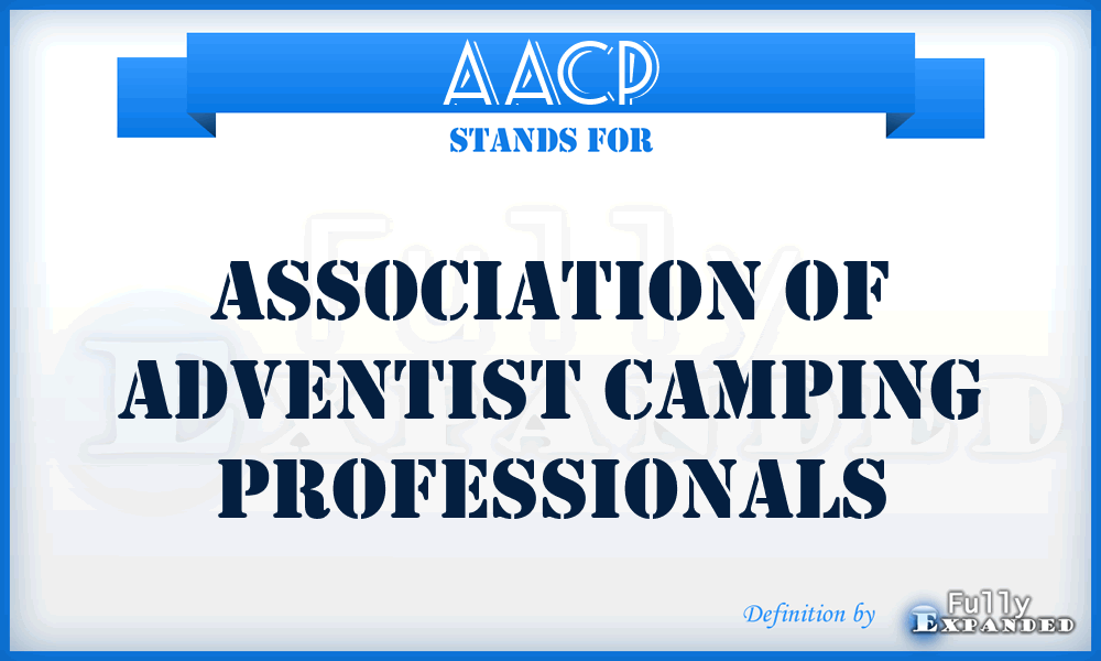 AACP - Association of Adventist Camping Professionals